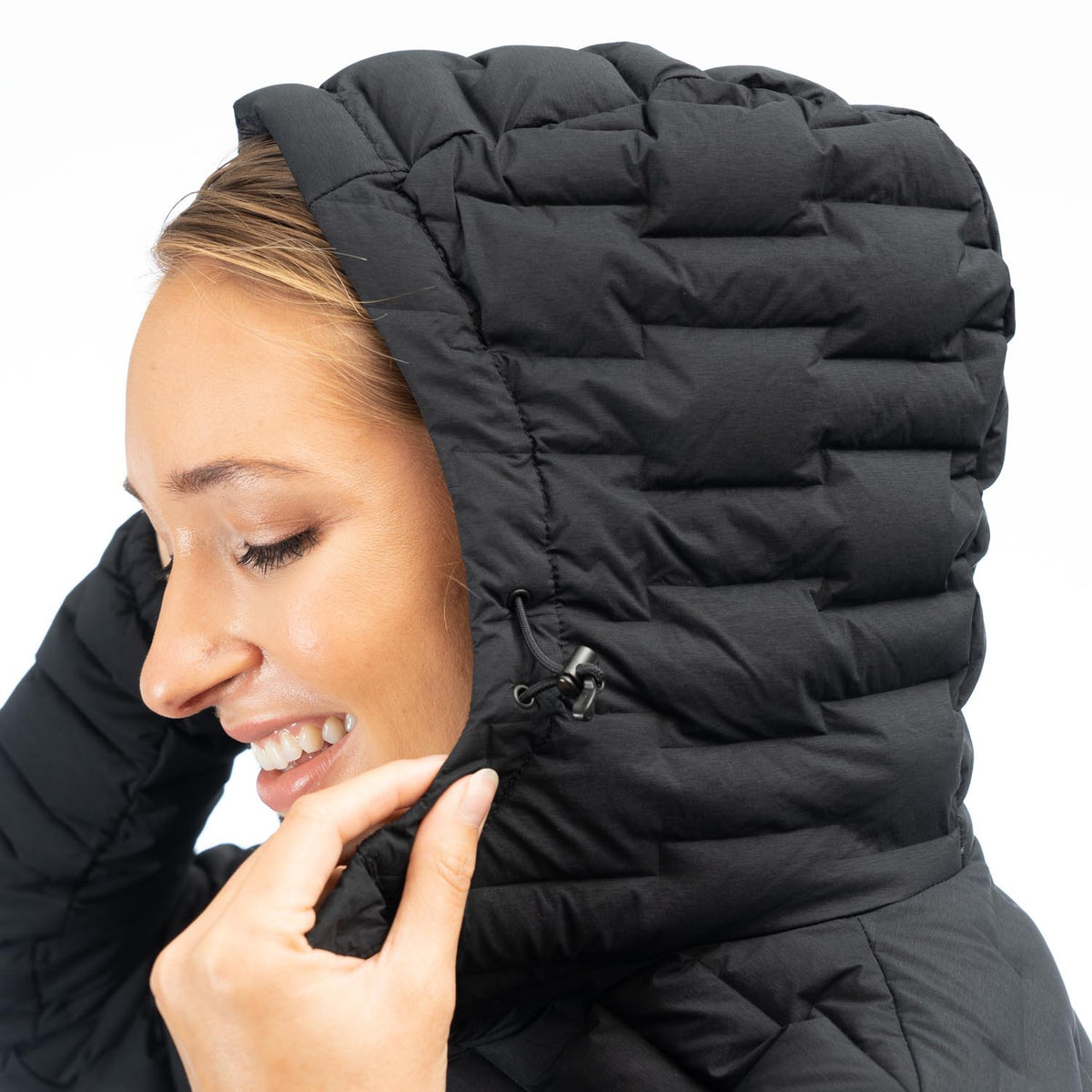 Luna Stretch Down Hooded Jacket