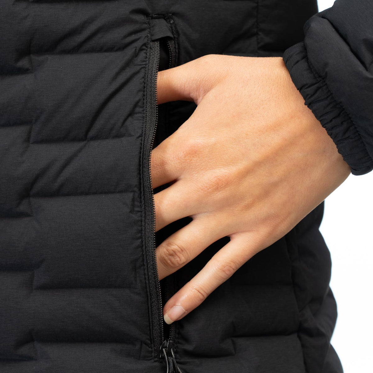 Luna Stretch Down Hooded Jacket