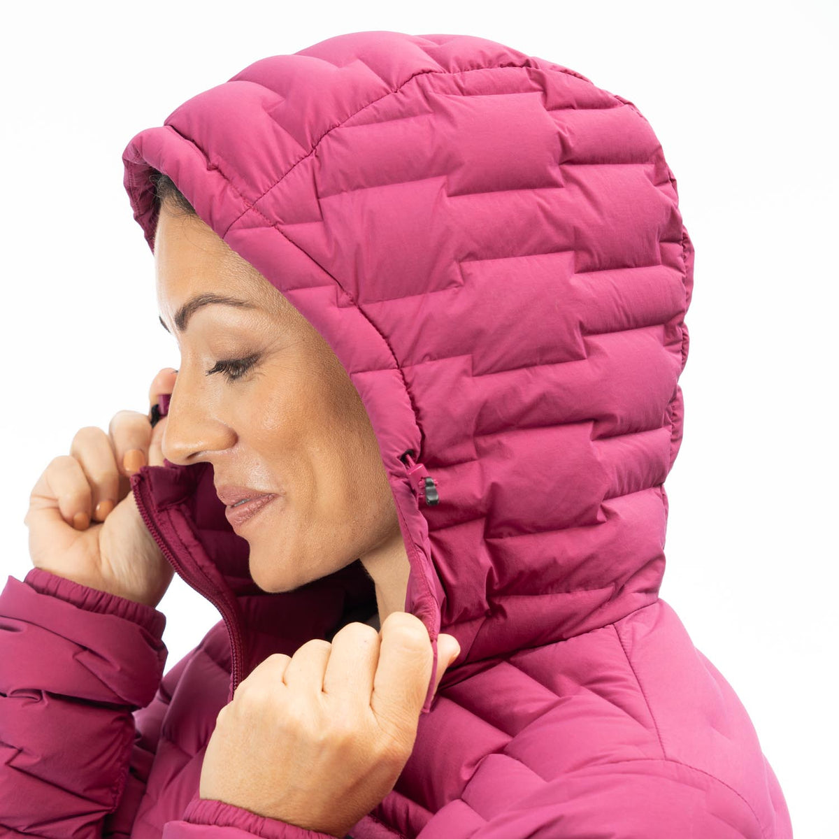 Luna Stretch Down Hooded Jacket