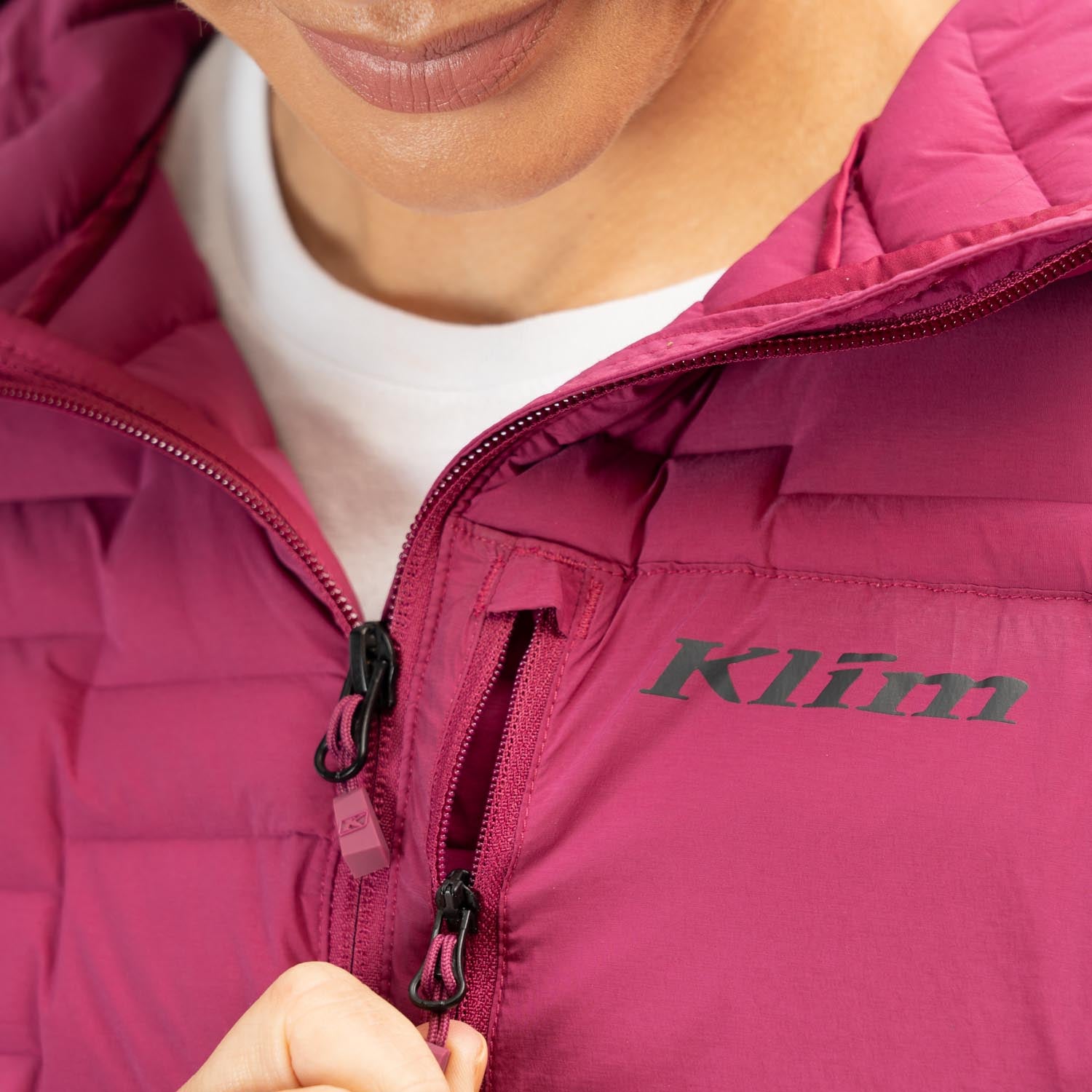 Luna Stretch Down Hooded Jacket