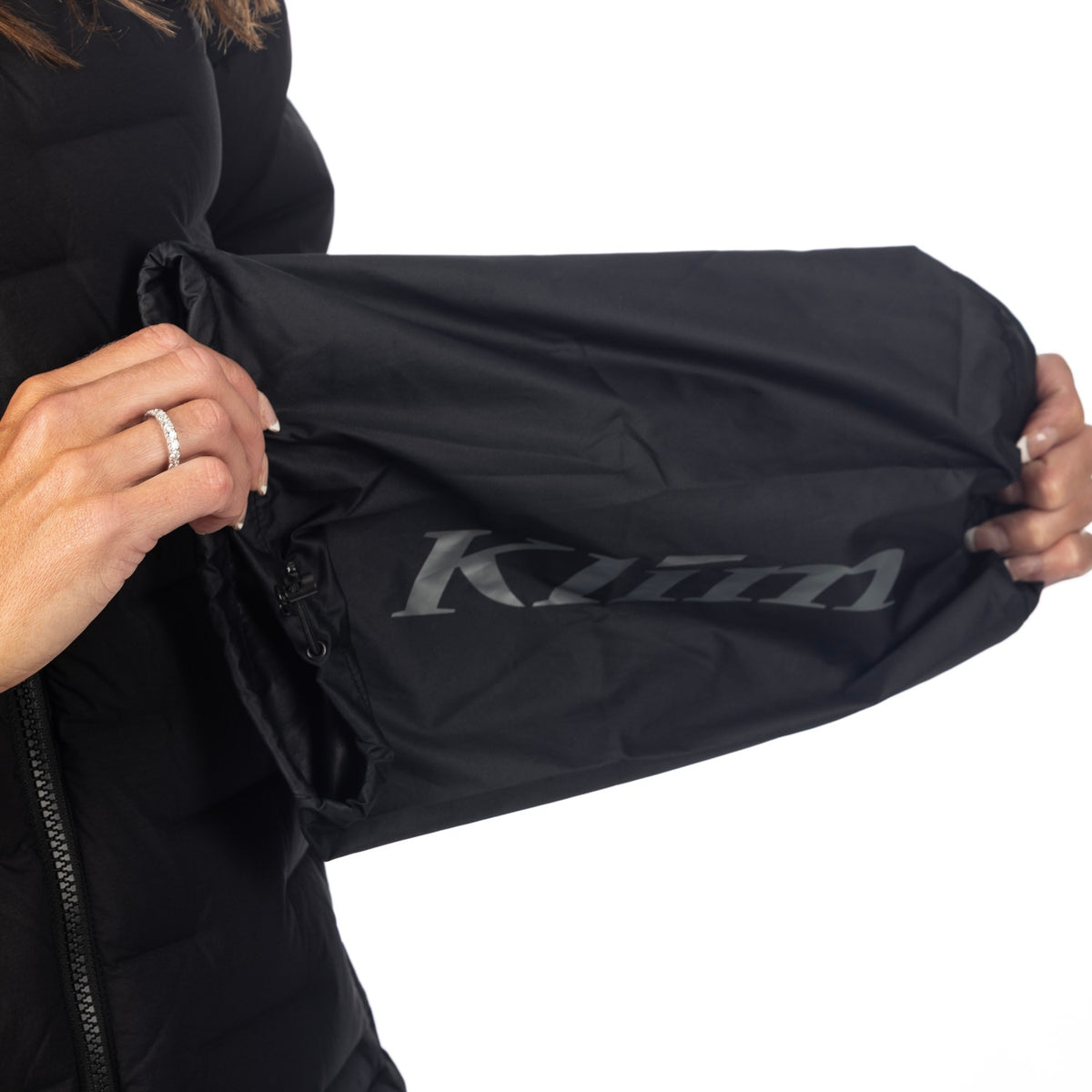 Luna Stretch Down Hooded Jacket