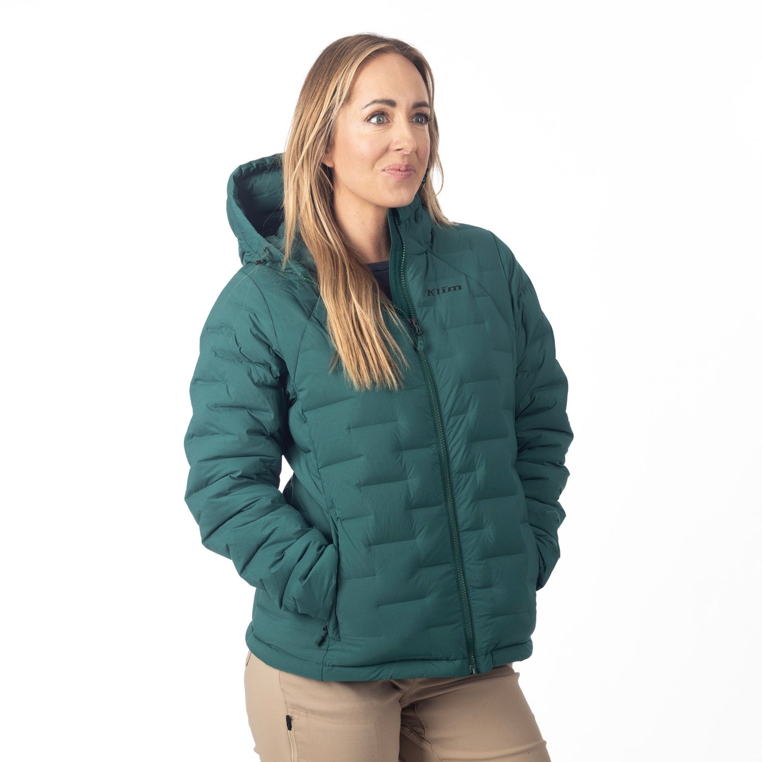 Luna Stretch Down Hooded Jacket