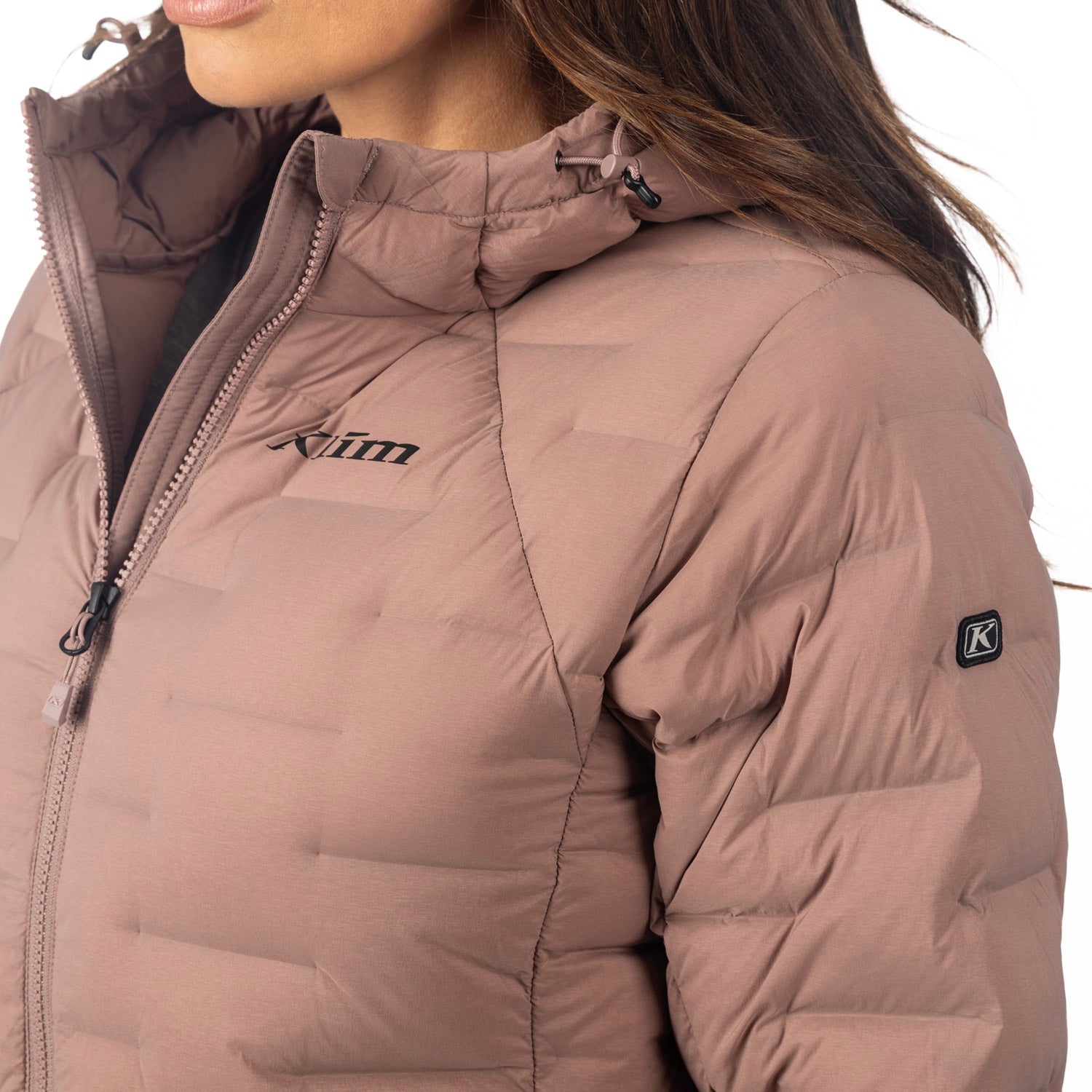 Luna Stretch Down Hooded Jacket