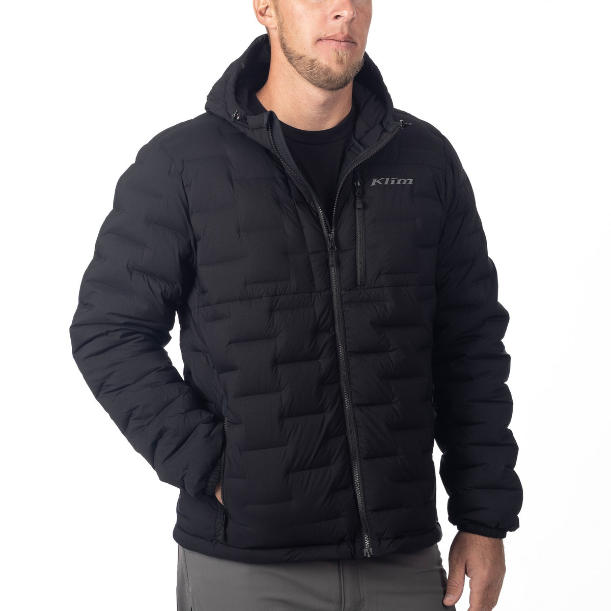 Boulder Stretch Down Hooded Jacket