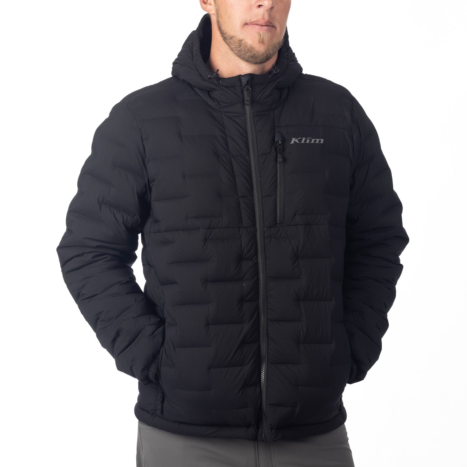 Boulder Stretch Down Hooded Jacket
