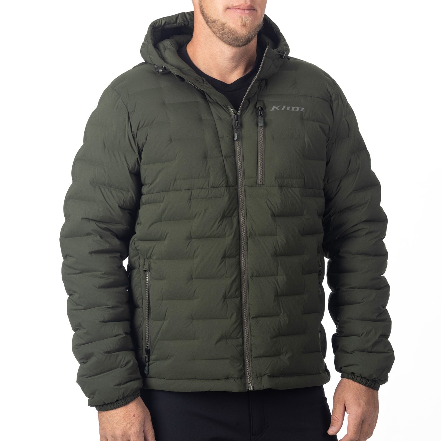 Boulder Stretch Down Hooded Jacket