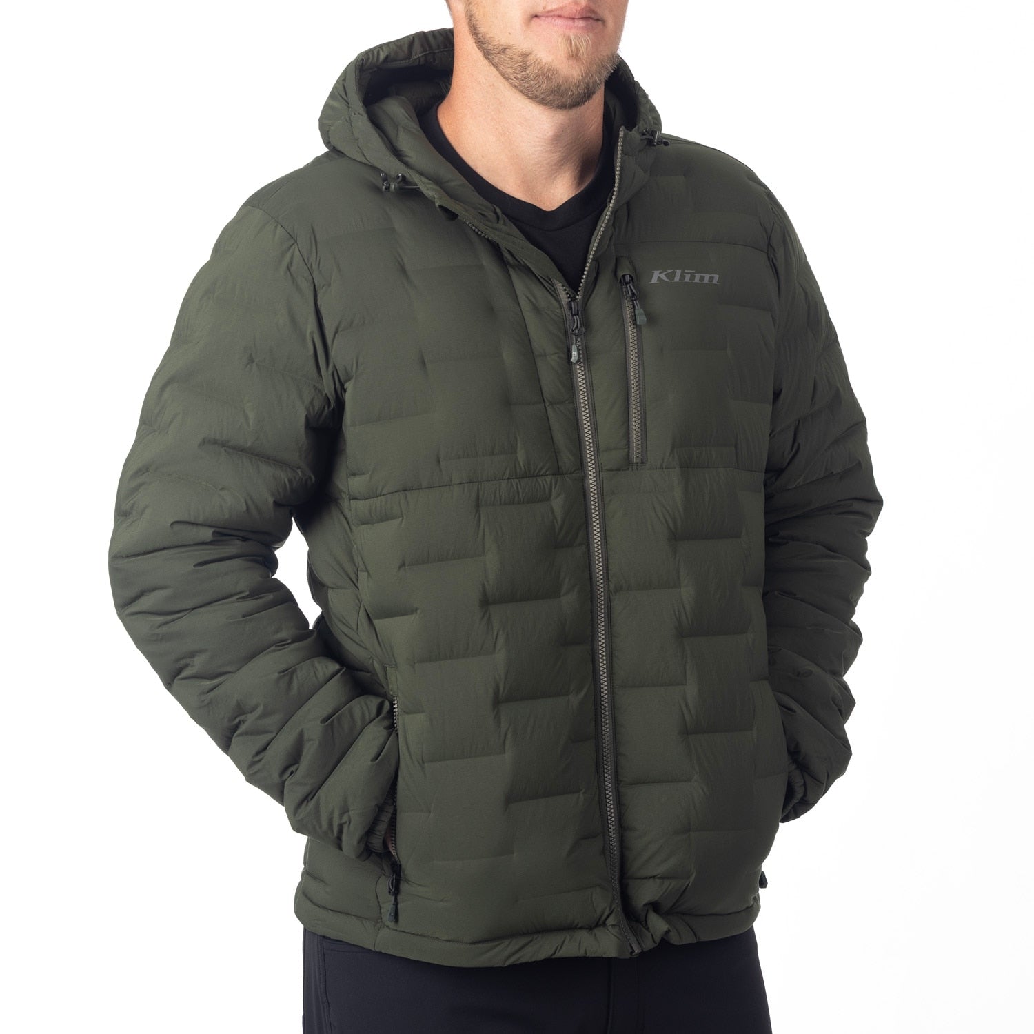 Boulder Stretch Down Hooded Jacket
