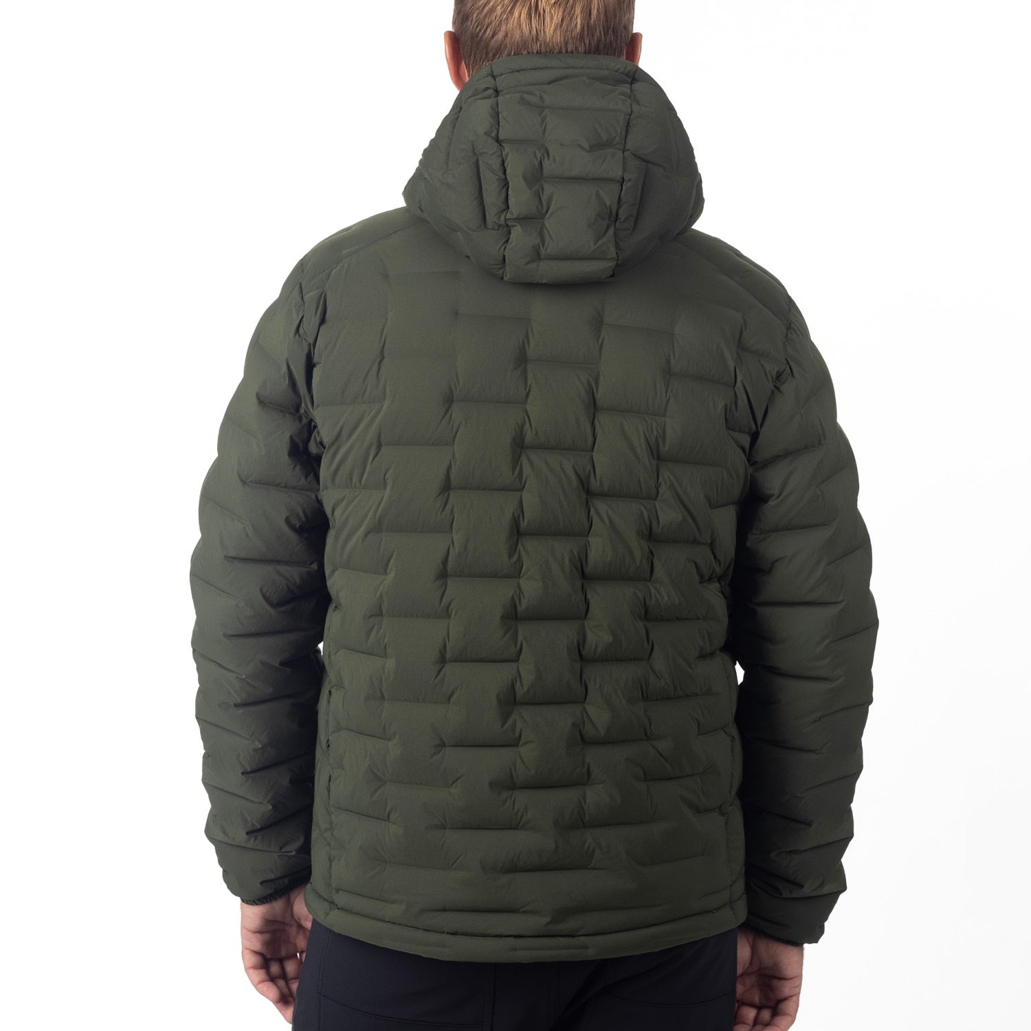 Boulder Stretch Down Hooded Jacket
