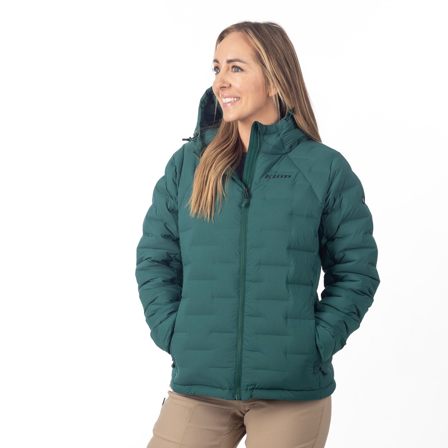 Luna Stretch Down Hooded Jacket
