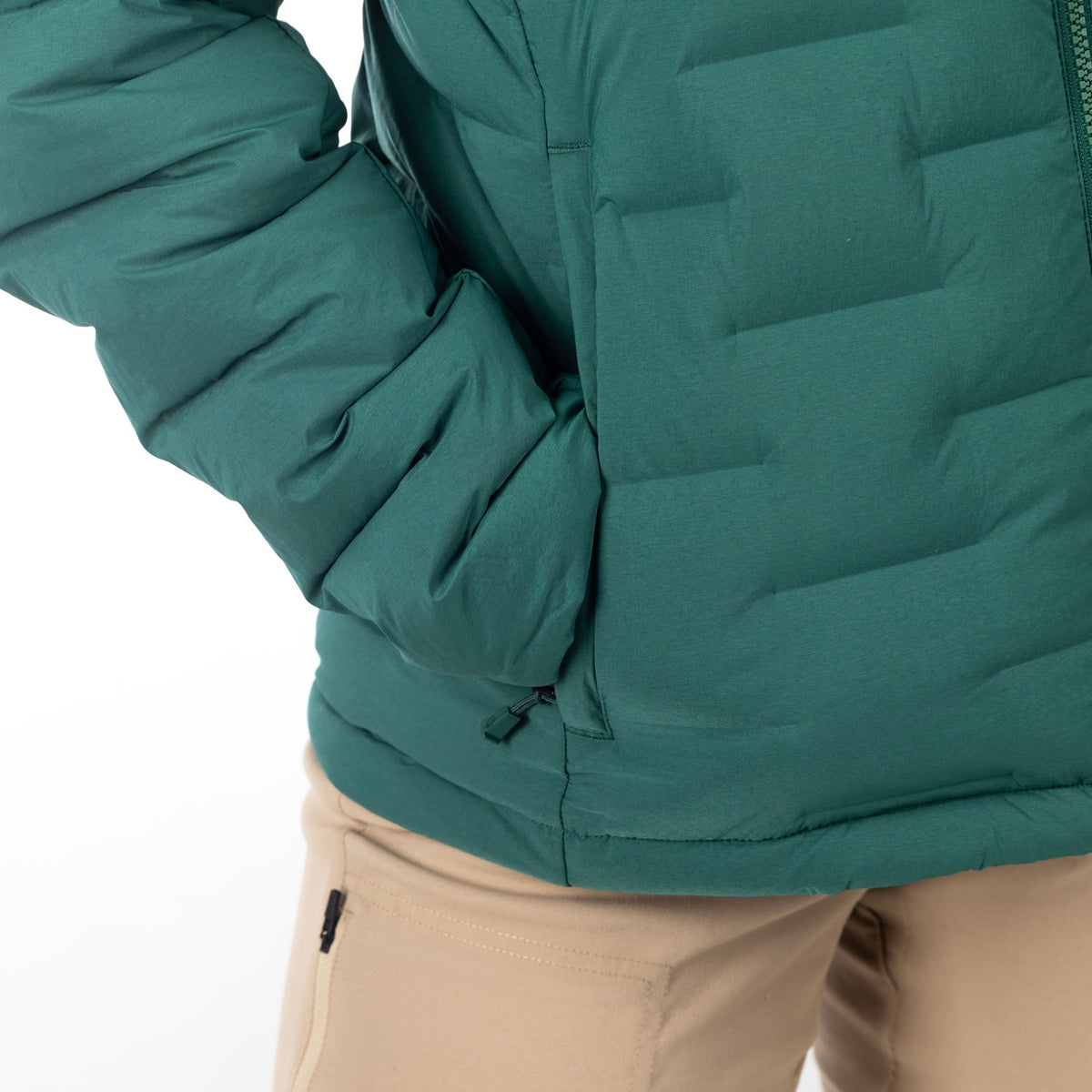 Luna Stretch Down Hooded Jacket