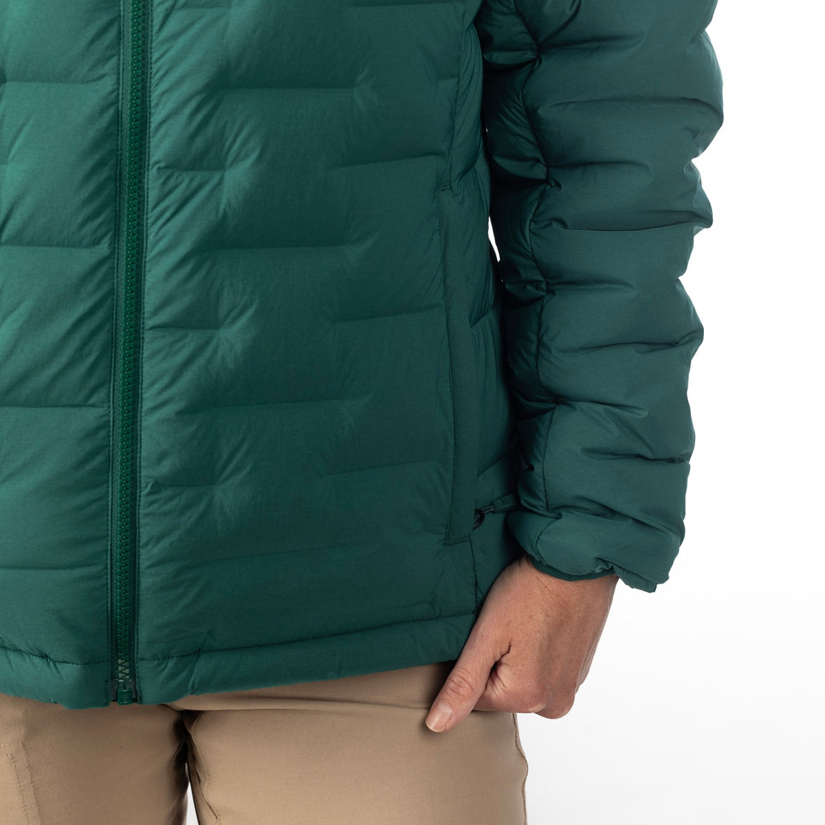 Luna Stretch Down Hooded Jacket