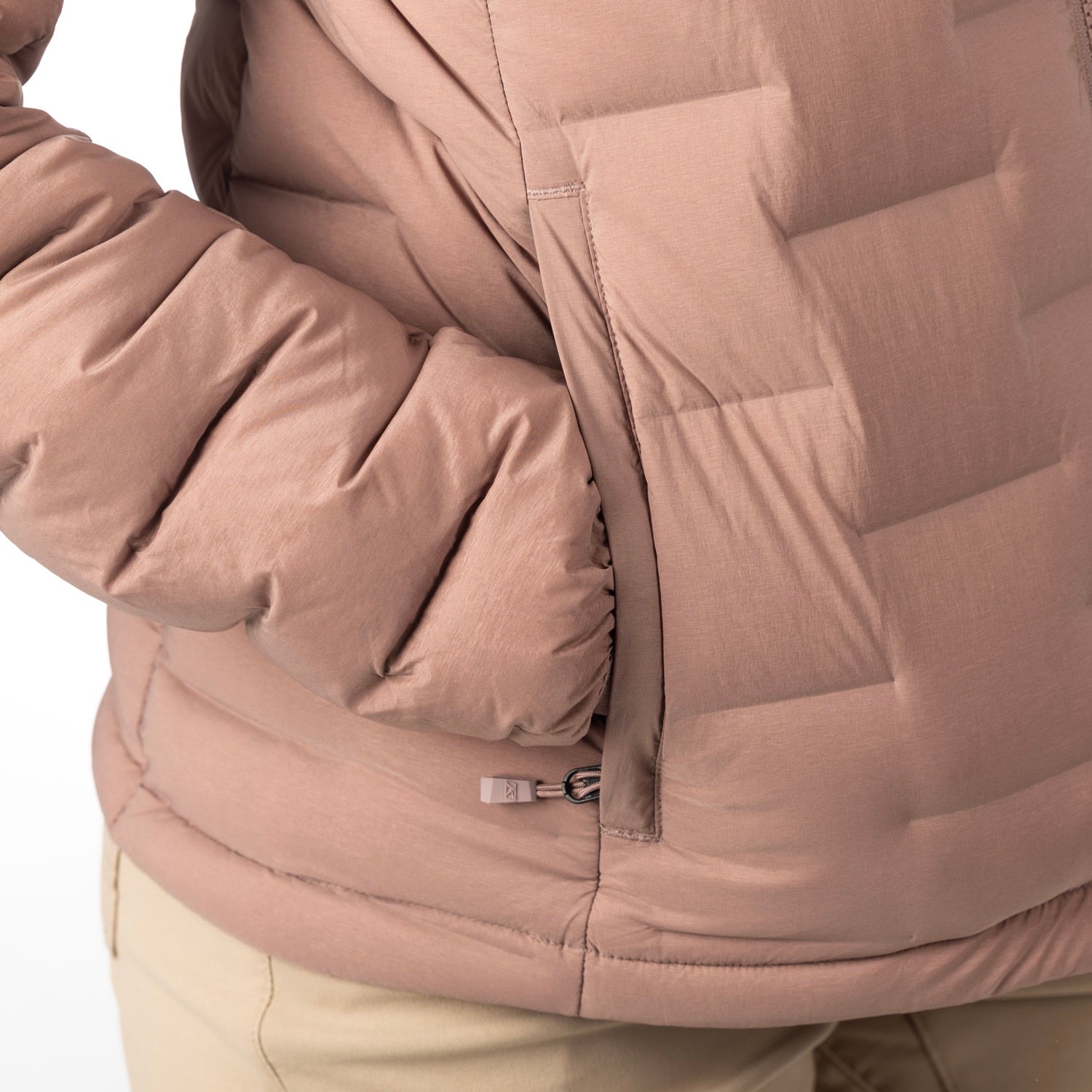 Luna Stretch Down Hooded Jacket
