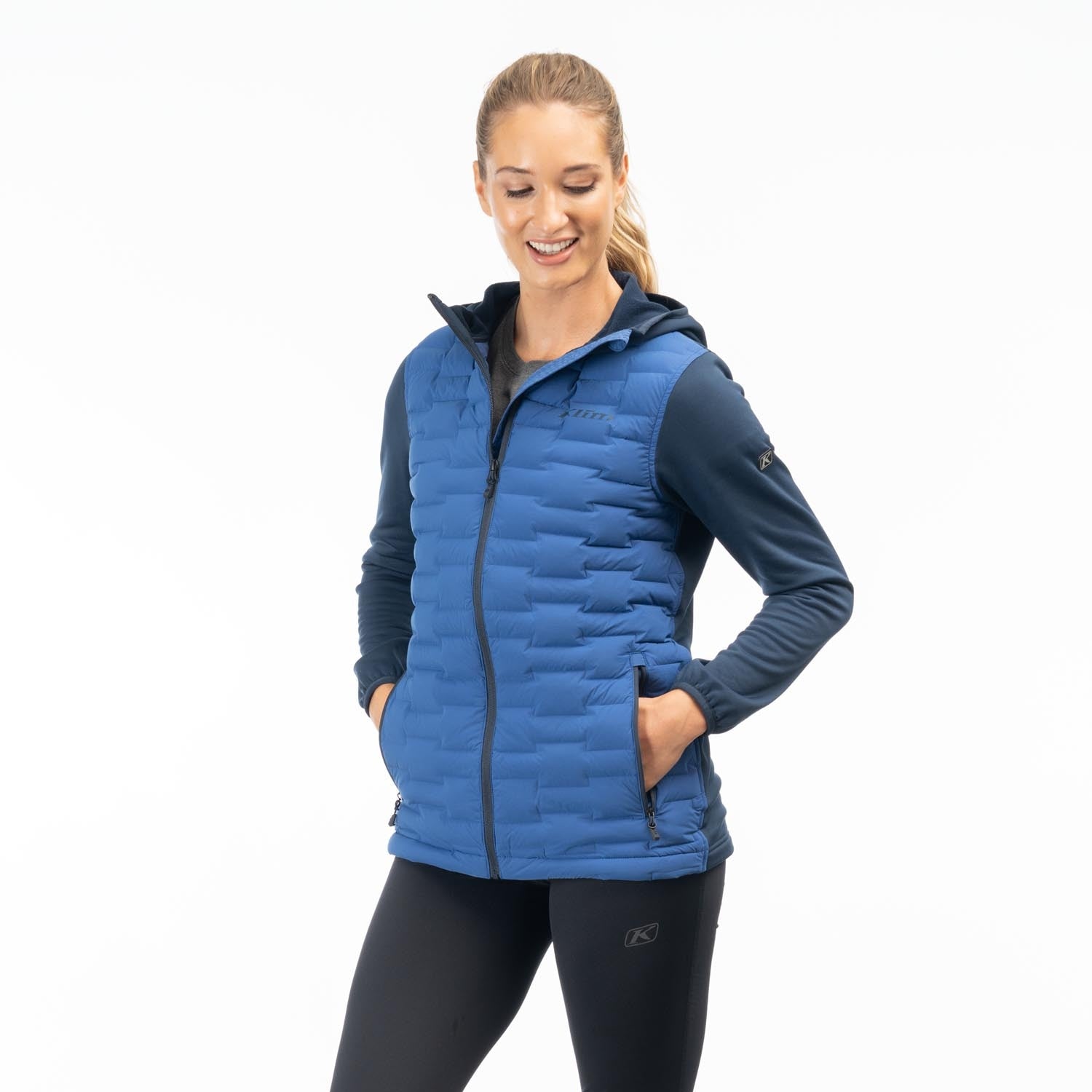 Luna Stretch Down Hybrid Hoodie
