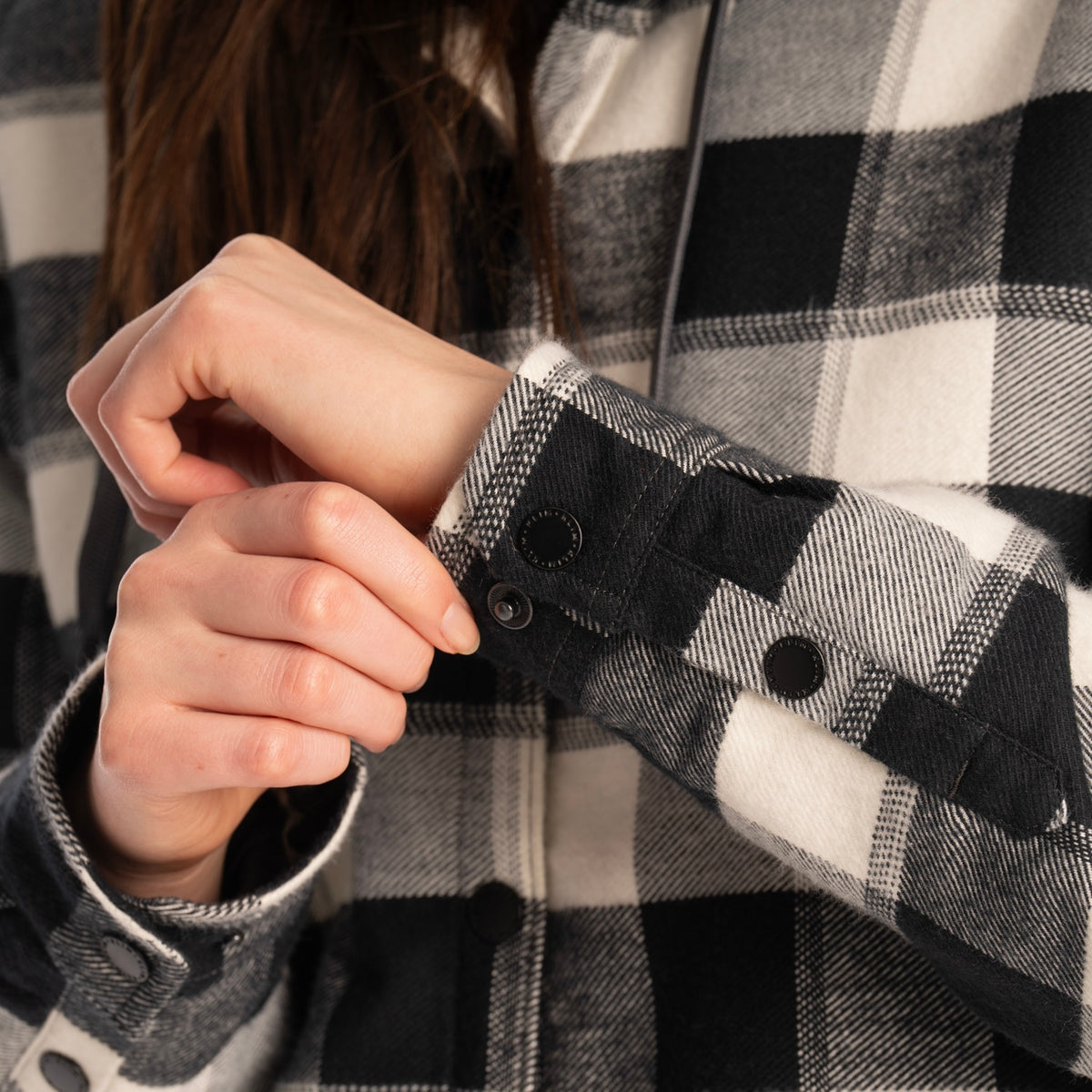Big Sky Fleece Lined Flannel Hoodie