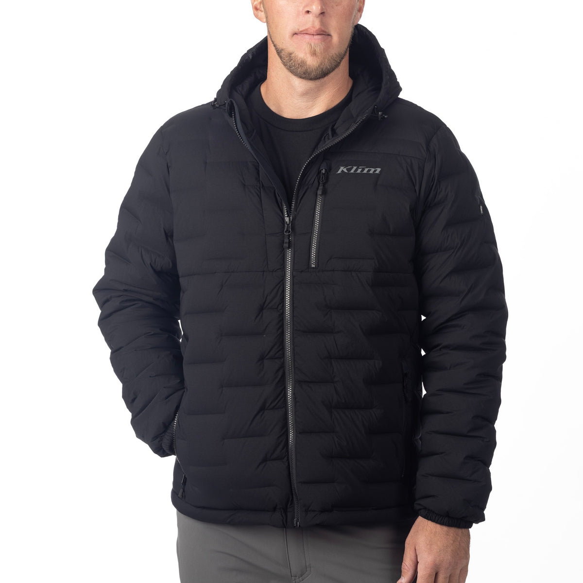 Boulder Stretch Down Hooded Jacket