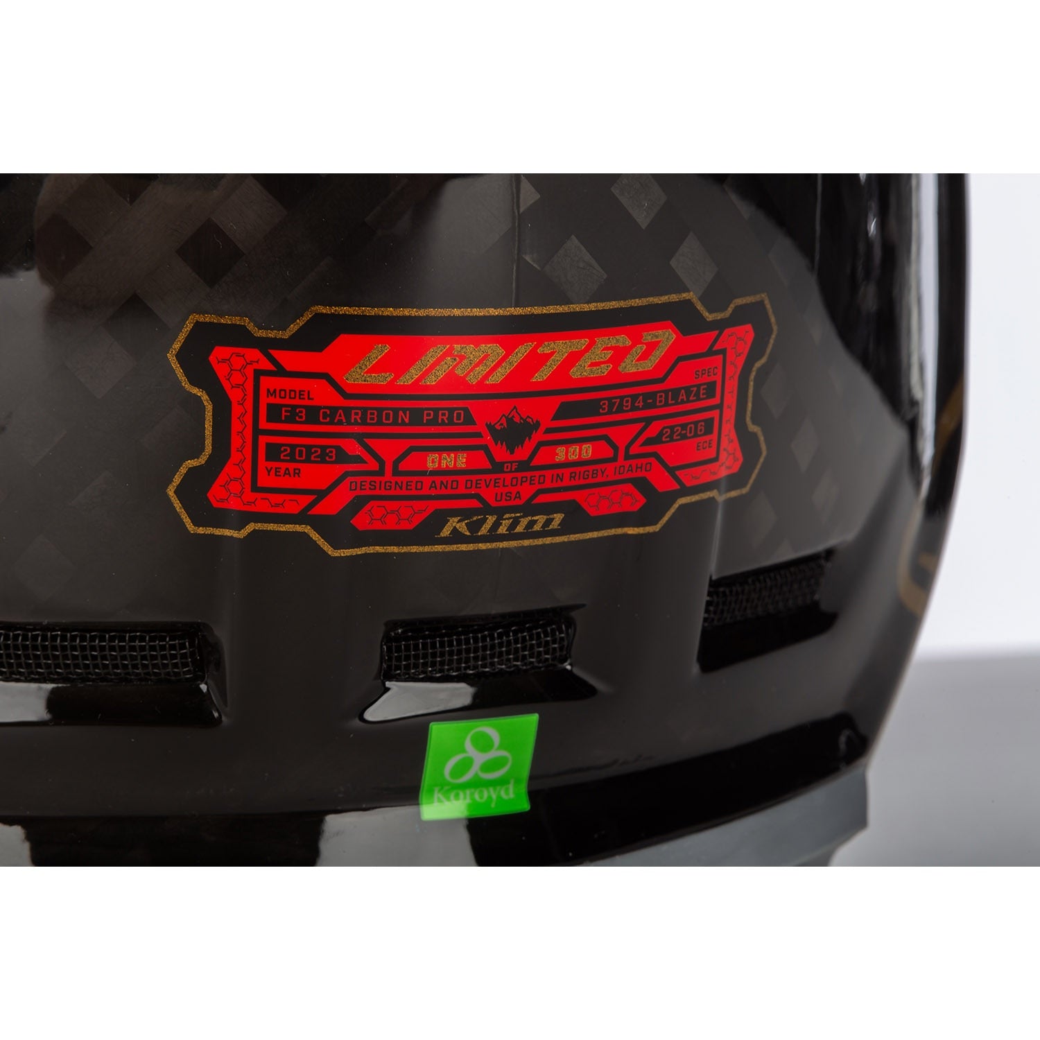 F3 Carbon Pro Helmet ECE