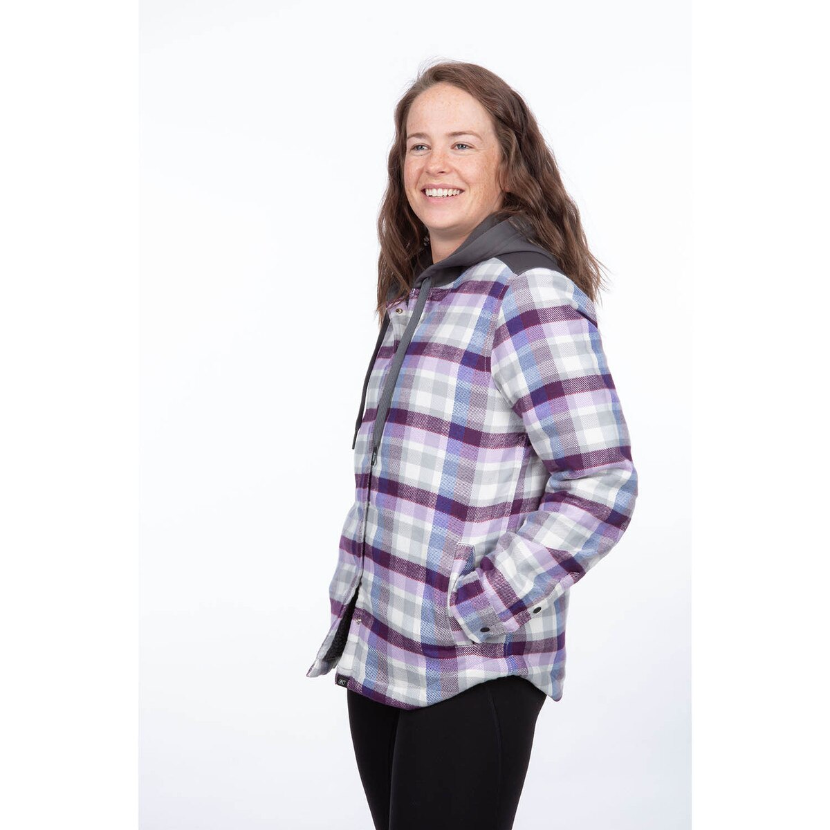 Big Sky Fleece Lined Flannel Hoodie - Women's Insulated Top | KLIM Lifestyle