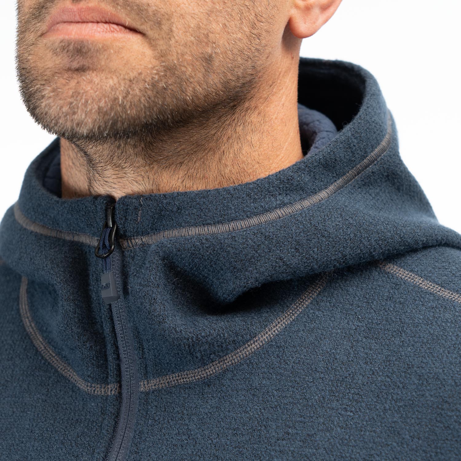 Wool fleece sweater