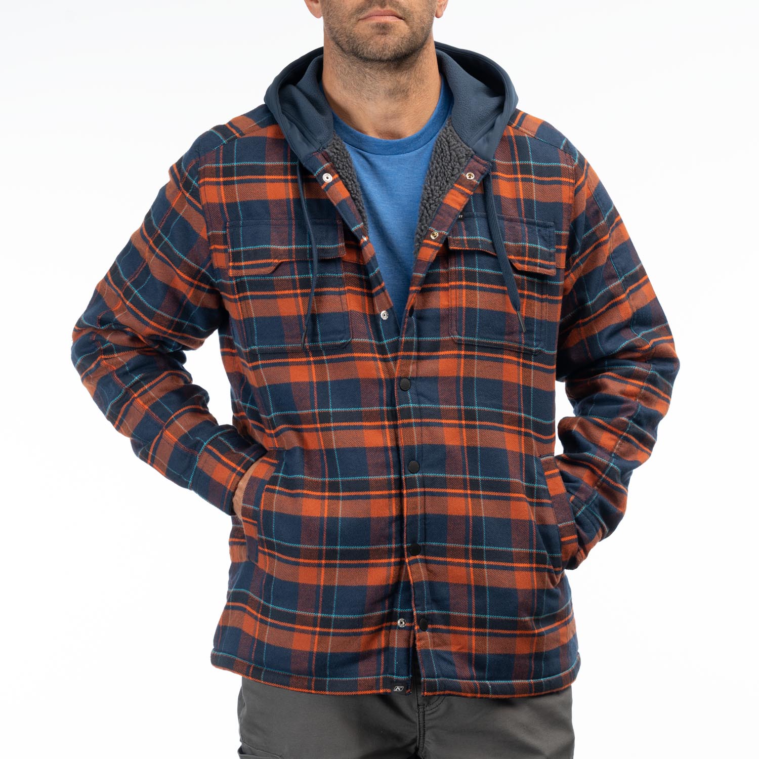 Targhee Fleece Lined Flannel Hoodie - Men's Insulated Top